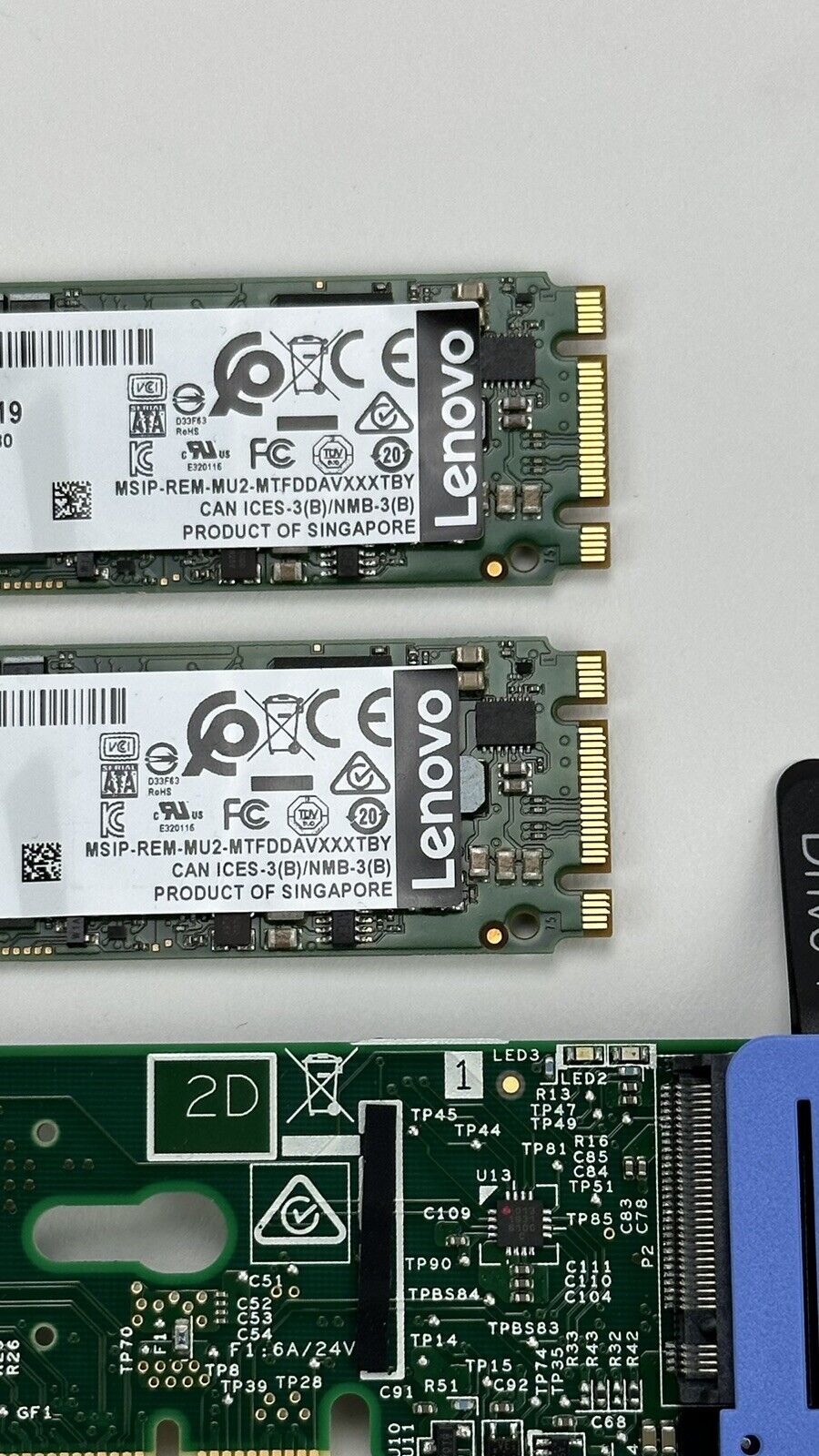 Lenovo ThinkSystem Boot Device Dual M.2 Module w/ 2x SATA Mixed Use 240GB SSD