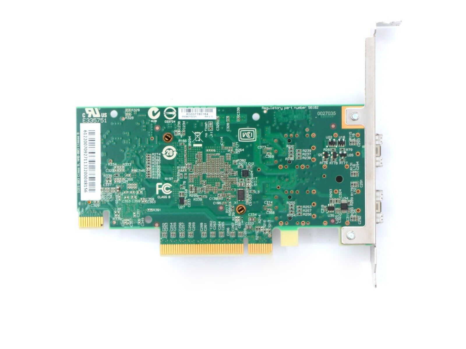 SolarFlare SFN6122F S6102 Dual Port SFP+ 10GbE PCI-e Server Adapter S6102 FH 2P