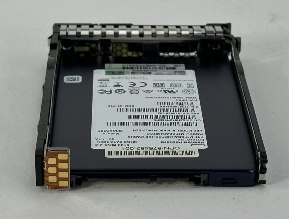 99.9% HPE 480GB SATA Mixed Use SFF 2.5 SC MV SSD Solid State Drive G8 Gen9 Gen10