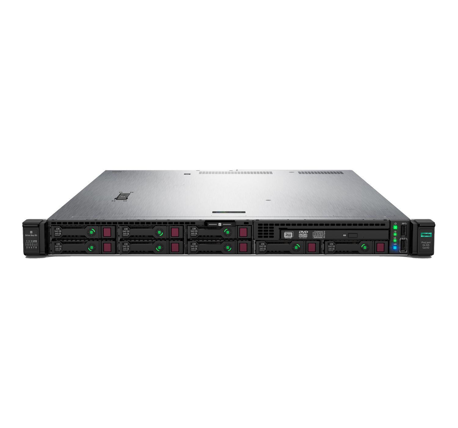 HPE P17200-B21 ProLiant DL325 Gen10 Server EPYC 7262 8-core 16GB RAM 8x SFF 500W PSU P408i-a