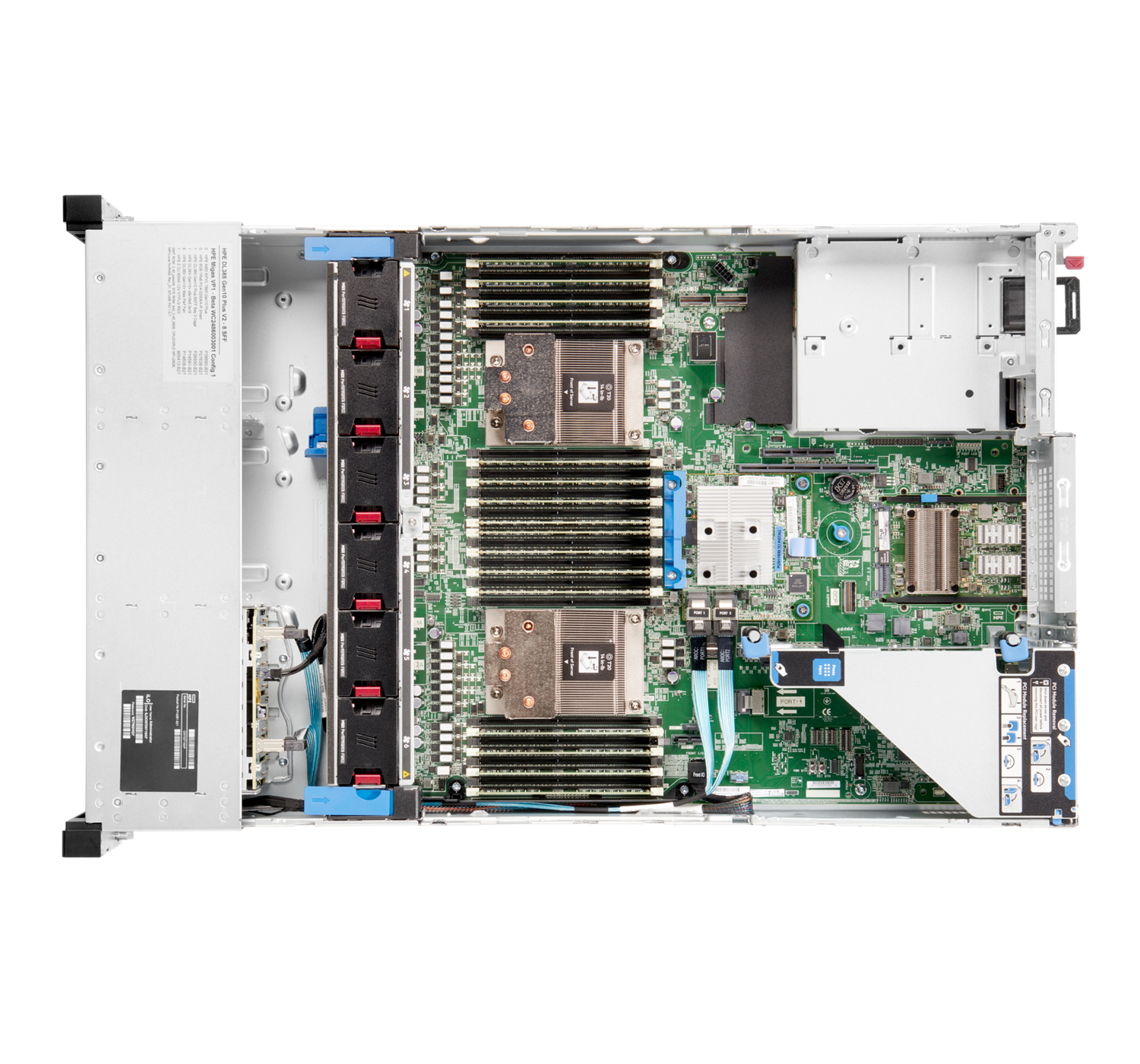 HPE ProLiant P39123-B21 DL385 Gen10 Plus v2 Server EPYC 7513 32GB DDR4 P408i-A 800W 10GbE-T.