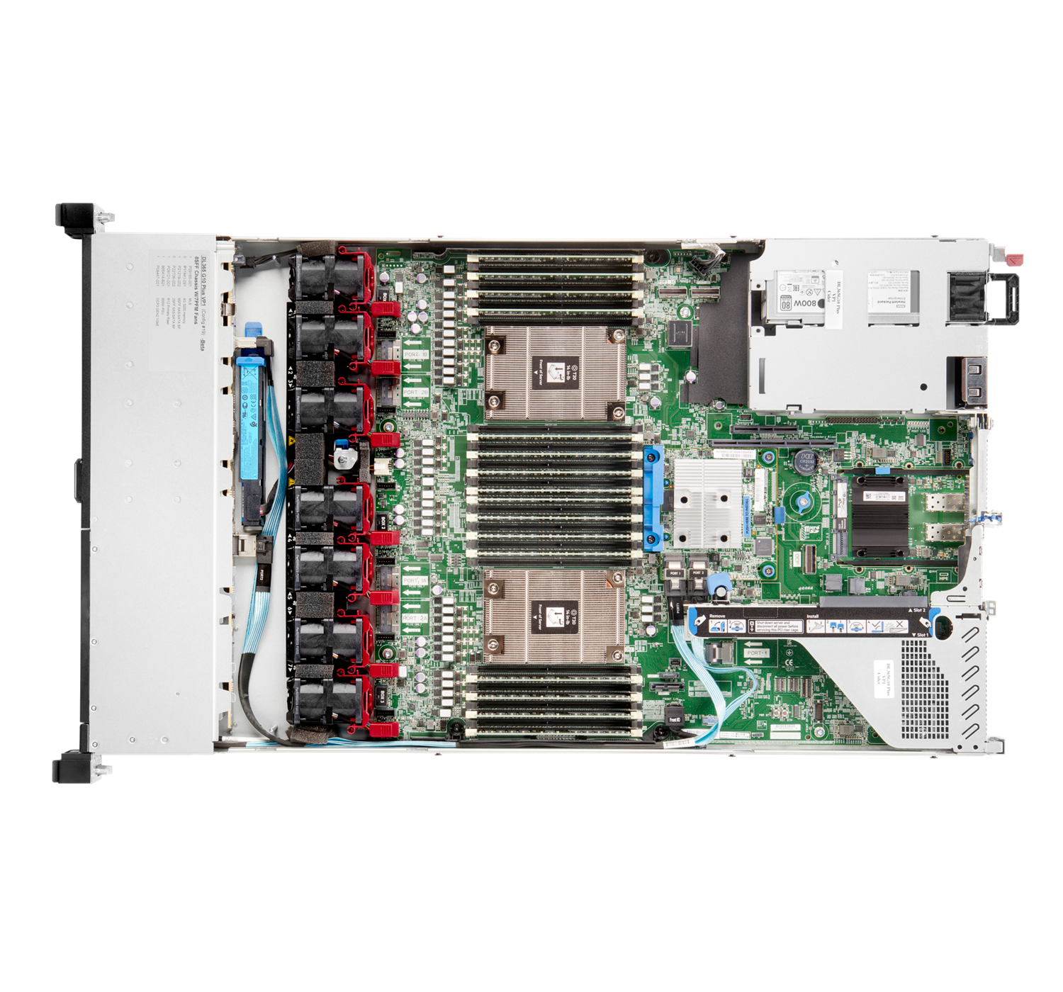 HPE DL365 Gen10+ Plus EPYC 7513 32-core 2.6GHz 32GB RAM 8xSFF 800W P408i-a Rails